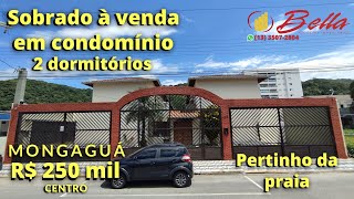 🚫 [VENDIDO] Sobrado em condomínio à venda no centro de Mongaguá. Perto da praia.