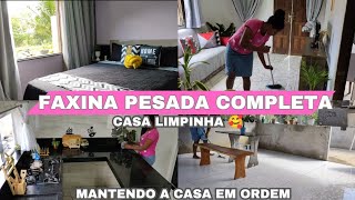 Faxina pesada completa/ Sexta -feira/Casa limpa e organizada🥰