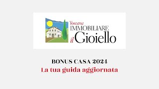 BONUS CASA 2024, LA TUA GUIDA AGGIORNATA