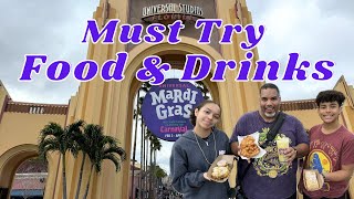 Universal Studios Mardi Gras 2024 - Must Try Food and Drinks