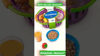 Learning Resources New Sprouts Breakfast Foods Basket Pretend Play 16 Pieces #short #shortvideo #toy