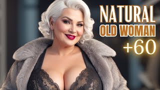 Natural Older Women OVER 60💄 Fashion Tips Review Part 203