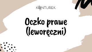 Oczko prawe dla LEWORĘCZNYCH - Metoda kontynentalna - Druty krok po kroku