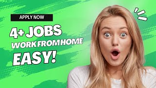 4 Very Easy Non-Phone Working From Home Jobs | Best Work From Home Jobs