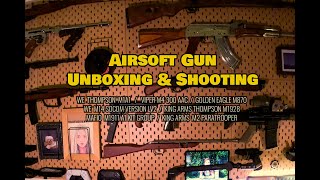 Airsoft Gun Unboxing & Shooting 1 - 8 / GUNS ASMR