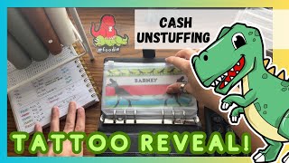 Cash Un Stuffing & Pay Back My Credit Card + Revealing My 1st Tattoo!