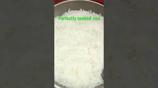 How to cook rice perfectly without soaking & without a pressure cooker in just 20 min #rice #shorts