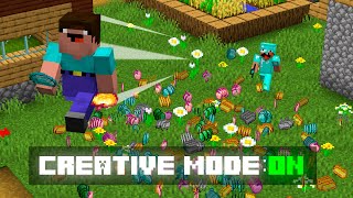 What if Noob gamemode 1 is turned On - Noob vs Pro Meme Minecraft