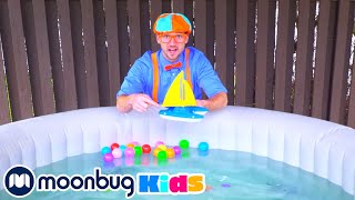 Учим цвета с корабликами | 60 минут | Обучающие видео для детей — Blippi