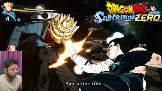 Can son beat Father? Trunks Vs Vegeta blue Sparking zero