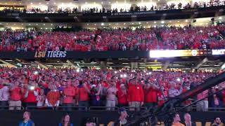 College Football Playoff Light Show (fan footage)