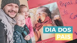 Atividade Infantil Artesanato - Cartão para o dia dos Pais Passo a Passo