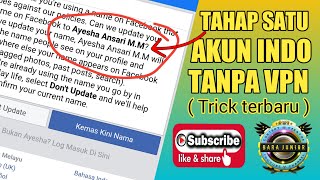 Trick Banding Nama Akun Indo Tahap Satu Tanpa Menggunakan Vpn | Bara Jr Channel