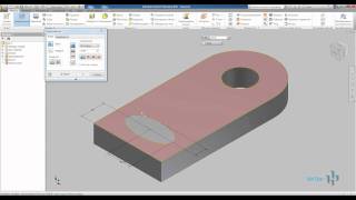 Операции выдавливание и вращение Autodesk Inventor