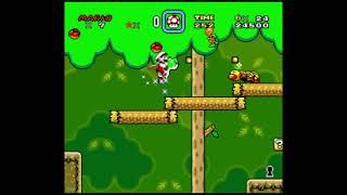 Forest of Illusion 1 Secret Exit Walkthrough - Super Mario World 100% Walkthrough