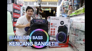 SPEAKER YG NYARING DAN BASS GK ADA OTAKKK!!! | SPEAKER ADVAN K1812D