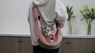 Pink Cat Carrier Bag