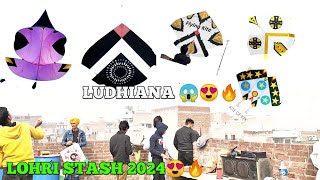 Lohri Stash 2024 😱 In Ludhiana | KIDNEY FAILURE kite Flying | Pakistan Design 3 Tawa ,6 Tawa,12 Tawa