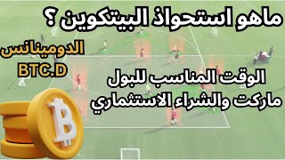 ماهو البيتكوين دومينانس | الوقت المثالي للشراء الاستثماري في البيتكوين والعملات المشفرة