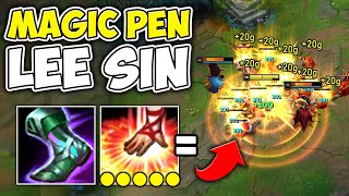 Riot buffed Lee Sin's E ability... so I maxed it and went magic pen (BUILD CHALLENGE)