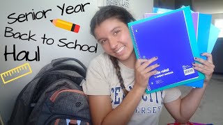 Senior Year Back to School Haul!