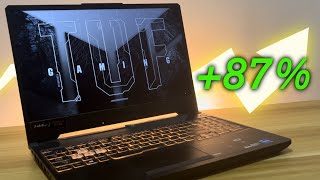 INCREASE BATTERY LIFE of your LAPTOP! (ft. ASUS TUF F15)