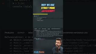 Why we use "use strict mode" in javascript #javascript #use #strict #mode  #shorts