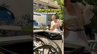 Fiaker city trip in Vienna #fiaker #vienna #travel #shorts #trending