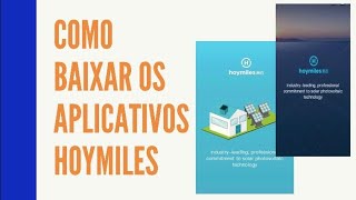 Como baixar os aplicativos da Hoymiles