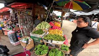 CALINAN DAVAO CITY PUBLIC MARKET. BAGSAKAN NG MGA SARIWANG PRUTAS AT GULAY.