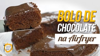 Bolo de Chocolate Fácil na Airfryer