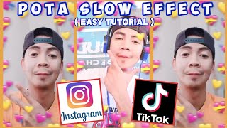 POTA SLOW  TUTORIAL (COPINES!) | IG Filter 2021 | WAZZUP Buddy