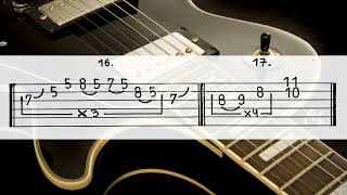 #3 Licks de Rock para Guitarra Eléctrica. Guitar Tabs.