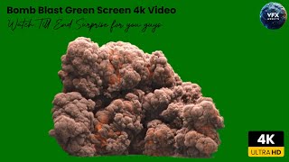 Bom Blast Cinematic Green screen 4k Video #greenscreen #bomb #cinematic