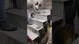 Stairs marbal grouting work | Civil Engg Practical knowledge.