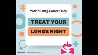 Today is World Lung Cancer Day! #WorldLungCancerDay #LungHealthMatters #StopSmoking #CancerAwareness