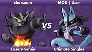 Undiscovered Smash 248 Losers Semis: charszum vs MOB | User