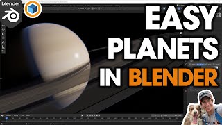 Easy REALISTIC PLANETS in Blender with Physical Celestial Objects