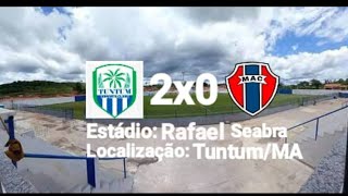 Tuntum 2X0 Maranhão AC - Campeonato Maranhense 2024 | 9° Rodada.