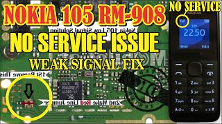 Nokia 105 rm-908 No Service Fix Signal Problem