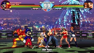 4th of July Party 4v4 Patch MUGEN 1.1 Battle!!!