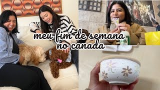 meu fim de semana no canada: falhei na dieta vegana, amigas em casa, brechós |  #brasileirosnocanada