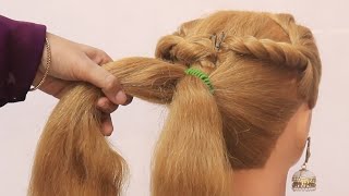 New beautiful girls hairstyle tutorial | hair style | hairstyle