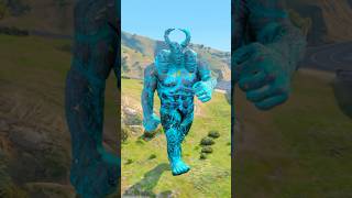 Superman Sends The Lava Titan to HELL in GTA 5 😱 #shorts