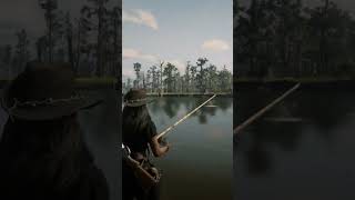 Caught this Whopper Catfish while fishing in the Kamassa River!! 14lb 13oz - Red Dead Online RDR2