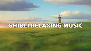 2 Hours of Ghibli Movie Watching 💥 Relaxing Music 🚗 Best Studio Ghibli Relaxation Music Collection