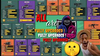 My all guns are fully upgraded 😱😱#ytshorts #ytvideo #viralvideo #mini milatia full upgraded guns 😎🔫🔫