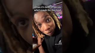 When it’s time to decide who’s paying for the food #viral #youtube #food