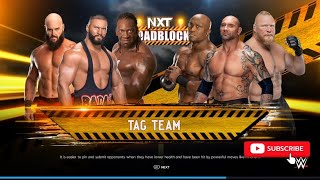 WWE 2K24 BOOKER T BRAUN STROWMAN BRON BREAKER VS BOBBY LASHLEY BATISTA Brock Lesnar WWE2K24