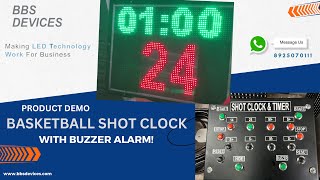 Basketball game timer Shot clock with buzzer